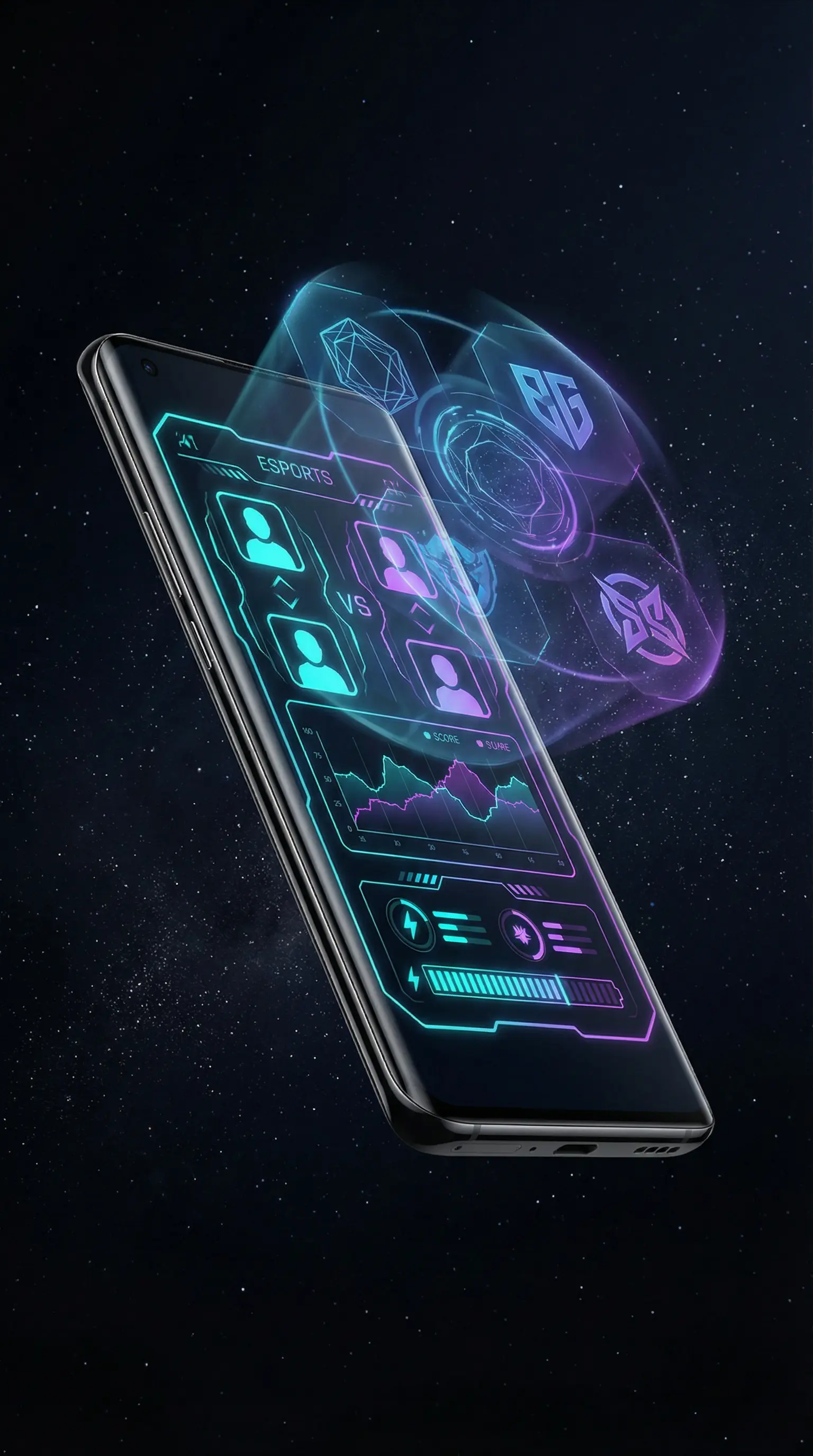 ufs 移动端竞技APP界面展示